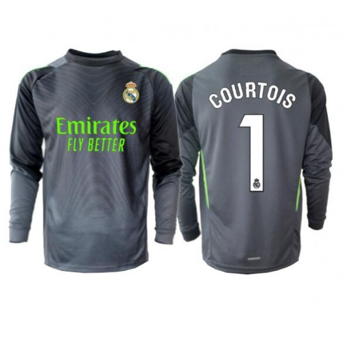 Real Madrid Thibaut Courtois #1 Portiere Terza Maglia 2025-26 Manica Lunga